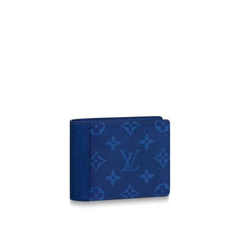 Louis Vuitton Multiple Wallet Monogram Pacific Taiga Blue 